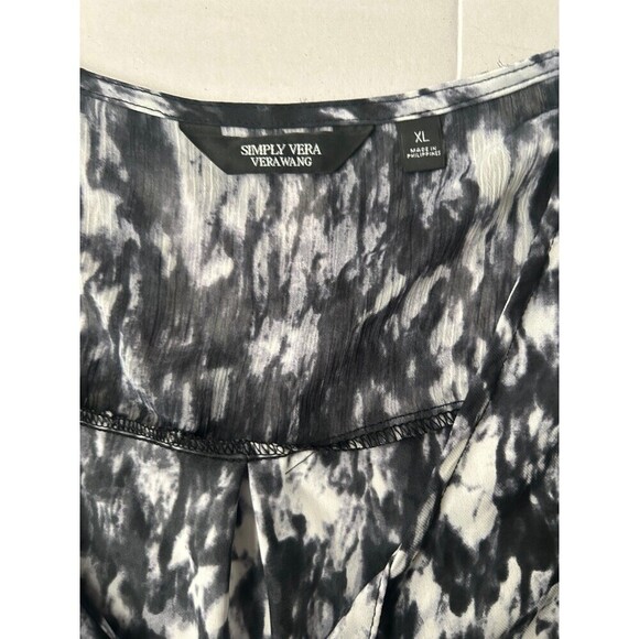 NWT Simply Vera Vera Wang Sleeveless Top XL - Picture 3 of 9